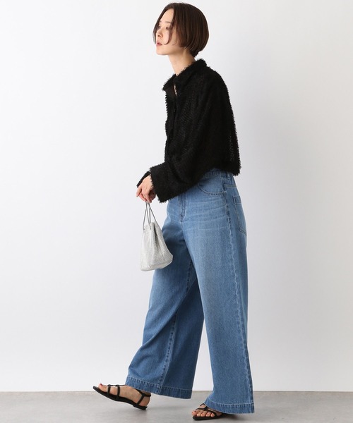 LEPSIM(レプシィム)の「フェザーシャツ 106991(シャツ/ブラウス・レディース・オフホワイト/ブラック・FREE)」の10枚目の写真