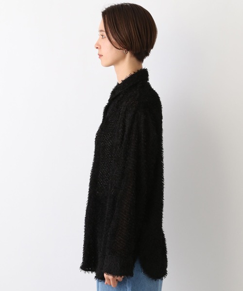 LEPSIM(レプシィム)の「フェザーシャツ 106991(シャツ/ブラウス・レディース・オフホワイト/ブラック・FREE)」の14枚目の写真