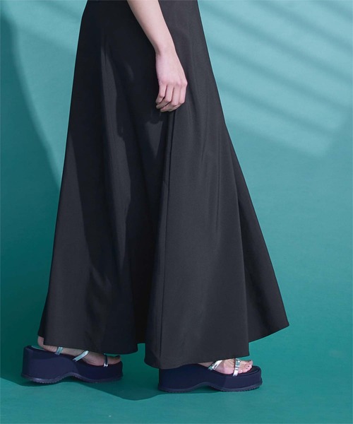 miette(ミエット)の「ビスチェドッキングワンピース(ワンピース・レディース・ブラック/カーキ・FREE)」の1枚目の写真