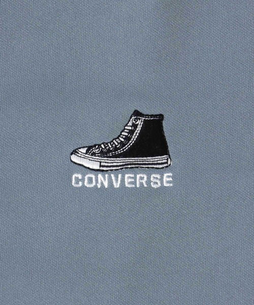 CONVERSE(コンバース)の「CONVERSE/コンバース ジャージ ワンポイント刺繍 サイドラインテープ 半袖トラックジャケット レディース メンズ(ジャージ・レディース・ベージュ/ネイビー/オフホワイト/ブルー・M/L/LL)」の17枚目の写真