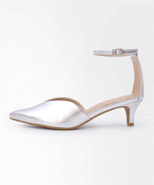 Dhyana.(ディアナドット)の「【Dhyana.】セパレートパンプス(パンプス・レディース・シルバー/ブラック・38/37/36)」の4枚目の写真