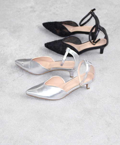 Dhyana.(ディアナドット)の「【Dhyana.】セパレートパンプス(パンプス・レディース・シルバー/ブラック・38/37/36)」の12枚目の写真