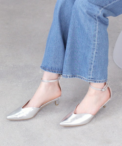 Dhyana.(ディアナドット)の「【Dhyana.】セパレートパンプス(パンプス・レディース・シルバー/ブラック・38/37/36)」の21枚目の写真