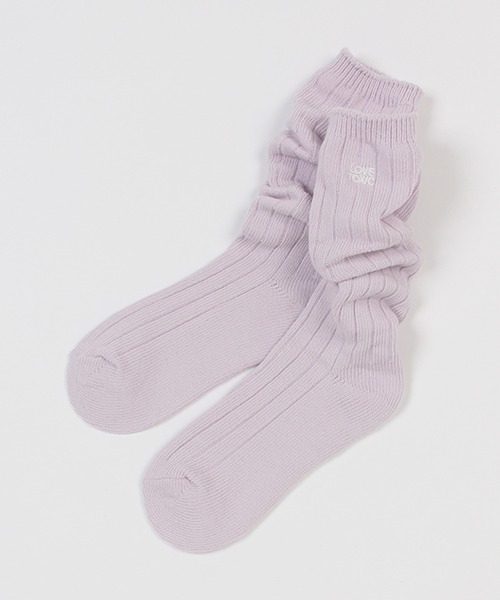 LOVETOXIC（ラブトキシック）の「カラールーズソックス（ソックス/靴下・キッズ・オフホワイト/ブラック/サックスブルー/ラベンダー/ライトグレー/ライトグリーン・FREE）」の6枚目の写真