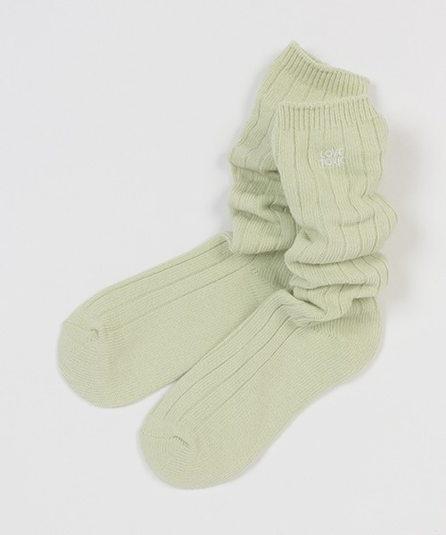 LOVETOXIC（ラブトキシック）の「カラールーズソックス（ソックス/靴下・キッズ・オフホワイト/ブラック/サックスブルー/ラベンダー/ライトグレー/ライトグリーン・FREE）」の4枚目の写真