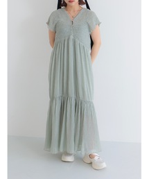 jumelle（ジュメロ）の「【前後2way】crinkled V one-piece（ワンピース）」