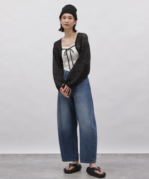 LAKOLE（ラコレ）の「カーブシルエットデニムパンツ / 112952（デニムパンツ・レディース・ブラック/ライトブルー/ブルー・SMALL/MEDIUM/LARGE）」の13枚目の写真