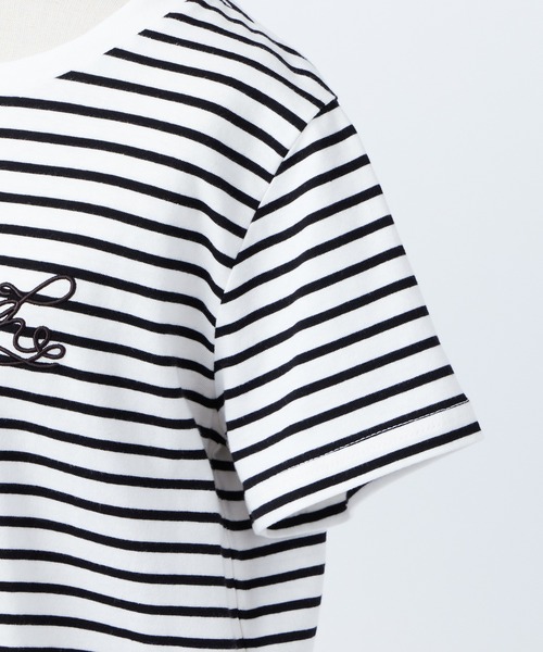 one after another NICE CLAUP（ワンアフターアナザーナイスクラップ）の「ワンポイントロゴ刺繍Tシャツ【ZOZO限定商品】（Tシャツ/カットソー・レディース・オートミール/オフホワイト/ホワイト×ブラック/ベビーピンク・FREE）」の22枚目の写真