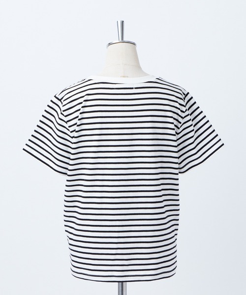 one after another NICE CLAUP（ワンアフターアナザーナイスクラップ）の「ワンポイントロゴ刺繍Tシャツ【ZOZO限定商品】（Tシャツ/カットソー・レディース・オートミール/オフホワイト/ホワイト×ブラック/ベビーピンク・FREE）」の20枚目の写真