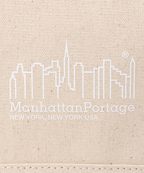 Manhattan Portage(マンハッタンポーテージ)の「Casual Messenger Bag JR FZP Canvas Lite 24(メッセンジャーバッグ・レディース・ブルー/ナチュラル・SMALL)」の12枚目の写真