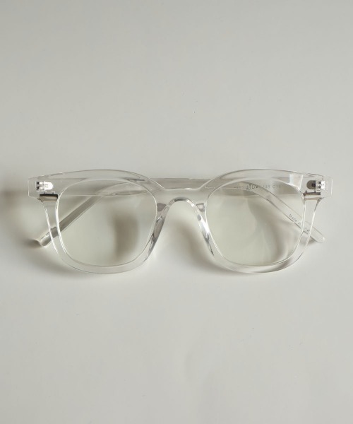 CEMONEMO（セモネモ）の「【UVカット】 ウェリントンフレーム メガネ（メガネ・レディース・ブラウン/ブラック/クリア・FREE）」の11枚目の写真