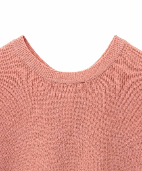 31 Sons de mode（トランテアン　ソン　ドゥ　モード）の「片畦ラメニット（ニット/セーター・レディース・オレンジ/イエロー/ベージュ/ライトグレー・36）」の14枚目の写真