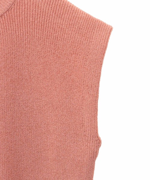 31 Sons de mode（トランテアン　ソン　ドゥ　モード）の「片畦ラメニット（ニット/セーター・レディース・オレンジ/イエロー/ベージュ/ライトグレー・36）」の15枚目の写真