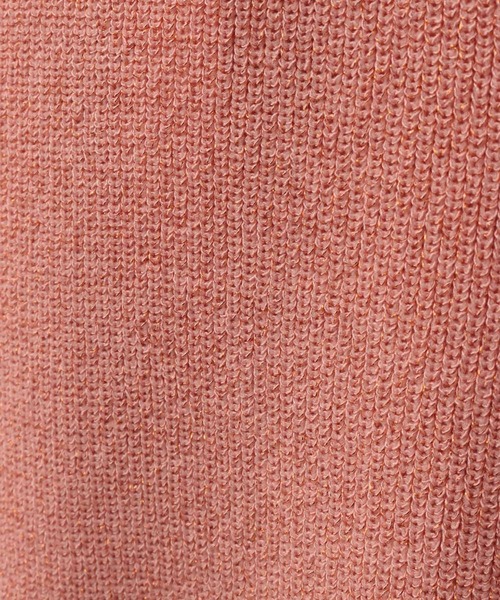 31 Sons de mode（トランテアン　ソン　ドゥ　モード）の「片畦ラメニット（ニット/セーター・レディース・オレンジ/イエロー/ベージュ/ライトグレー・36）」の17枚目の写真