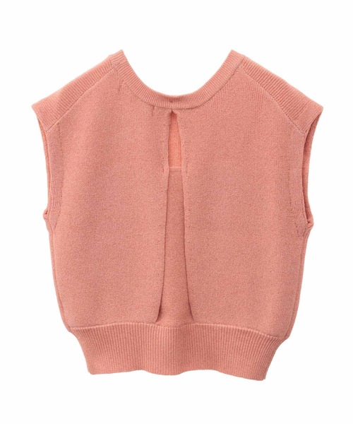 31 Sons de mode（トランテアン　ソン　ドゥ　モード）の「片畦ラメニット（ニット/セーター・レディース・オレンジ/イエロー/ベージュ/ライトグレー・36）」の21枚目の写真