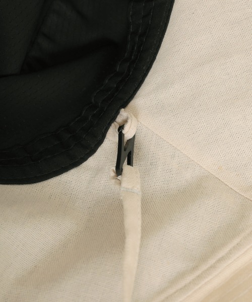 Little&More(リトルアンドモア)の「バケットハット 綿麻 あご紐 ワイヤー入り(ハット・レディース・カーキ/ブラック/ブルー/ベージュ/ネイビー・FREE)」の22枚目の写真