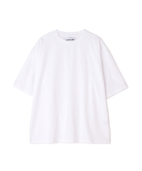 WHITELAND（ホワイトランド）の「WHITELAND/ホワイトランド/LOGO Tシャツ（Tシャツ/カットソー・メンズ・ホワイト/ブラック・F）」の2枚目の写真