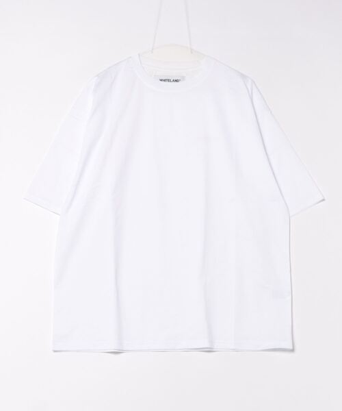 WHITELAND（ホワイトランド）の「WHITELAND/ホワイトランド/LOGO Tシャツ（Tシャツ/カットソー・メンズ・ホワイト/ブラック・F）」の3枚目の写真