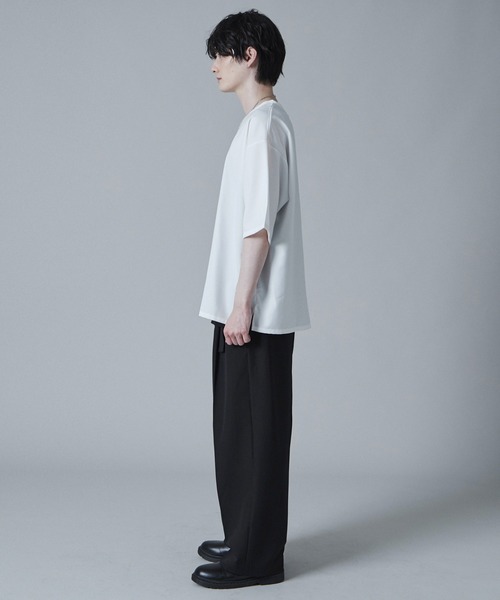 LUCY(ルーシー)の「LUCY/ドライポリアンサンブルプルオーバーシャツ(アンサンブル・メンズ・ライトグレー/ホワイト/ブラック・LARGE/MEDIUM)」の4枚目の写真