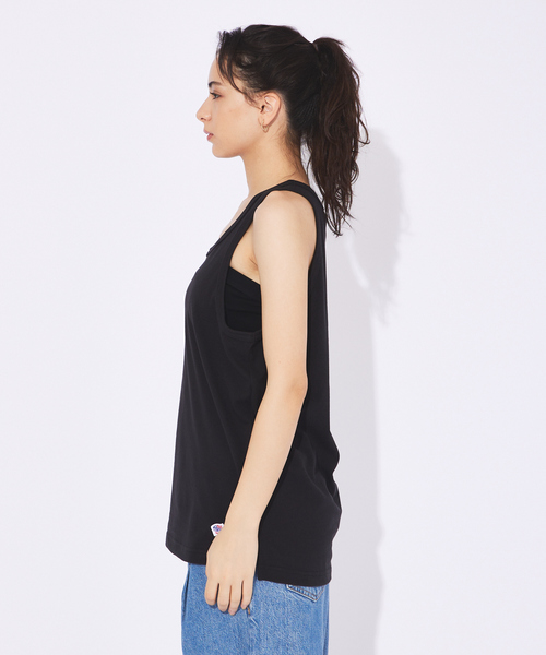 JEMORGAN（ジェーイーモーガン）の「【JEMORGAN ジェイイーモーガン】鹿の子タンクトップ（タンクトップ・メンズ・ホワイト/ブラック/ネイビー・M/L/XL）」の5枚目の写真