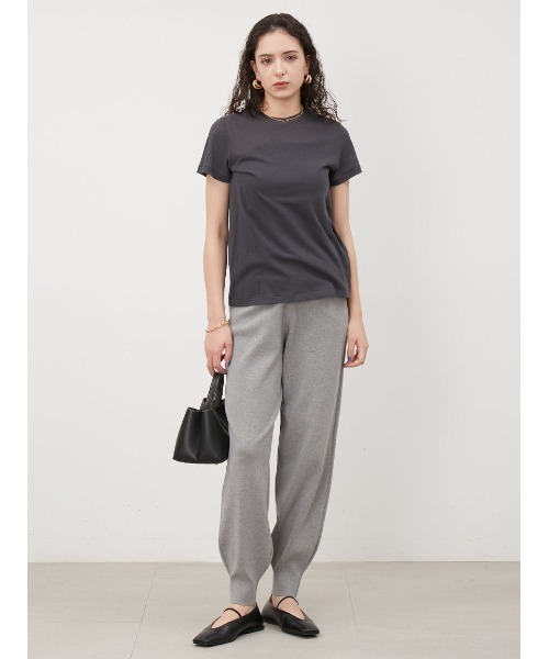 Mila Owen(ミラオーウェン)の「【UUコラボ】キャミSETシアーTシャツ(Tシャツ/カットソー・レディース・ベージュ/イエロー/チャコールグレー・FREE)」の12枚目の写真