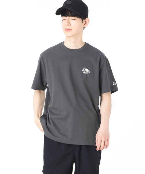 ☆Newera☆ CAPS ON THE SKATEBOARD 半袖Tシャツ 全3色 セール】ニューエラ 韓国企画 半袖Tシャツ スケートボード（T
