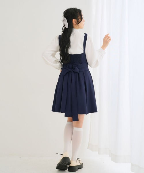 最終価格！M's 新作 カタログ ジャンスカ シンプル aライン リボン ワンピ 最終価格！M's 新作 カタログ ジャンスカ シンプル aライン