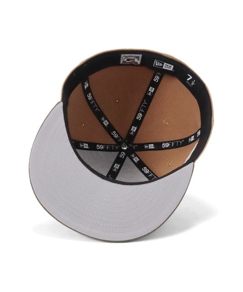 NEW ERA（ニューエラ）の「ニューエラ キャップ ONSPOTZ別注 59FIFTYサイドパッチ（キャップ・メンズ・ベージュ/ネイビー・7 1/4/7 3/8/7 1/2/7 5/8/7 3/4/8/7/7 1/8/7 7/8）」の6枚目の写真