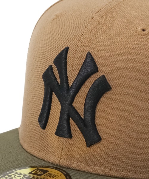 NEW ERA（ニューエラ）の「ニューエラ キャップ ONSPOTZ別注 59FIFTYサイドパッチ（キャップ・メンズ・ベージュ/ネイビー・7 1/4/7 3/8/7 1/2/7 5/8/7 3/4/8/7/7 1/8/7 7/8）」の7枚目の写真