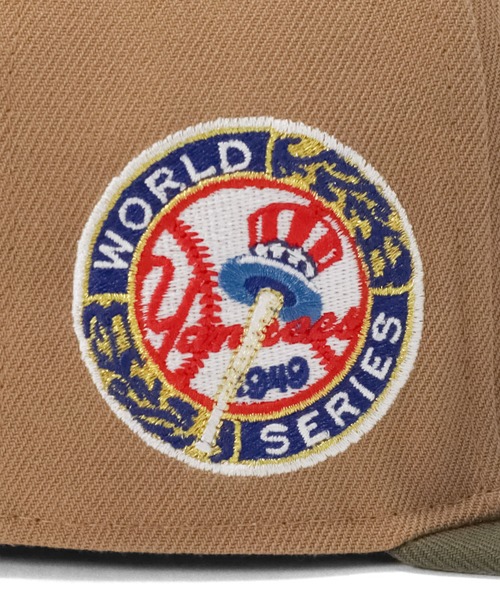 NEW ERA（ニューエラ）の「ニューエラ キャップ ONSPOTZ別注 59FIFTYサイドパッチ（キャップ・メンズ・ベージュ/ネイビー・7 1/4/7 3/8/7 1/2/7 5/8/7 3/4/8/7/7 1/8/7 7/8）」の8枚目の写真