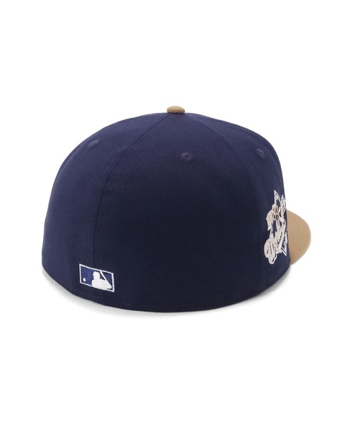 NEW ERA（ニューエラ）の「ニューエラ キャップ ONSPOTZ別注 59FIFTYサイドパッチ（キャップ・メンズ・ベージュ/ネイビー・7 1/4/7 3/8/7 1/2/7 5/8/7 3/4/8/7/7 1/8/7 7/8）」の11枚目の写真