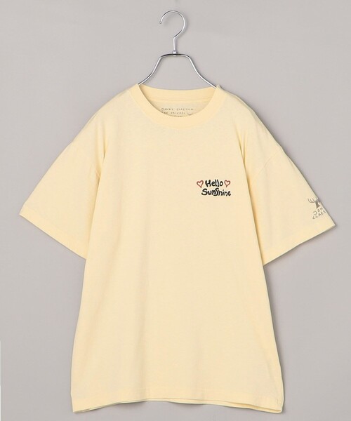 FREAK'S STORE(フリークスストア)の「JONAS CLAESSON/ジョナス クレアッソン HELLOSUNSHINE Tシャツ/ハローサンシャインTシャツ(Tシャツ/カットソー・レディース・イエロー/オフホワイト/サックスブルー・フリ-)」の3枚目の写真