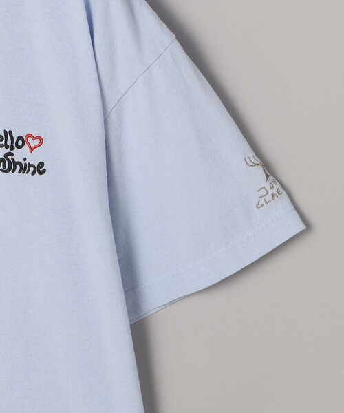 FREAK'S STORE(フリークスストア)の「JONAS CLAESSON/ジョナス クレアッソン HELLOSUNSHINE Tシャツ/ハローサンシャインTシャツ(Tシャツ/カットソー・レディース・イエロー/オフホワイト/サックスブルー・フリ-)」の8枚目の写真