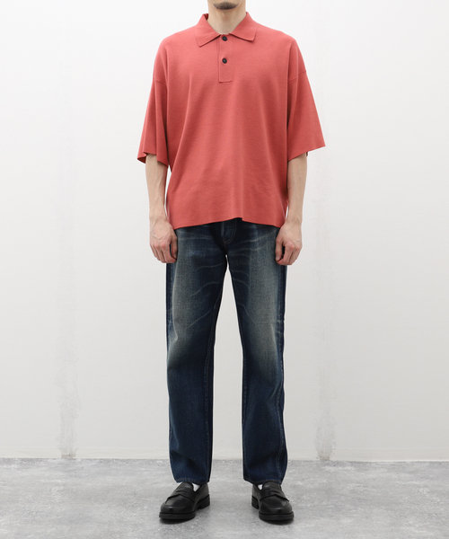 LENO（リノ）の「LENO (リノ) STRAIGHT JEANS AGED INDIGO H2401- J006A（デニムパンツ・メンズ・コバルトブルー・30/32/34）」の2枚目の写真