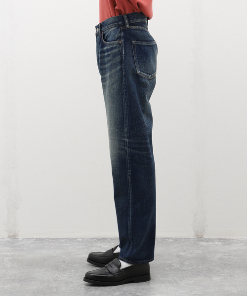 LENO（リノ）の「LENO (リノ) STRAIGHT JEANS AGED INDIGO H2401- J006A（デニムパンツ・メンズ・コバルトブルー・30/32/34）」の4枚目の写真