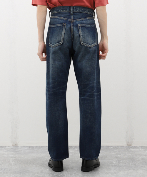LENO（リノ）の「LENO (リノ) STRAIGHT JEANS AGED INDIGO H2401- J006A（デニムパンツ・メンズ・コバルトブルー・30/32/34）」の5枚目の写真