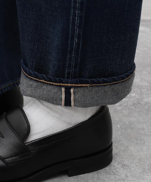 LENO（リノ）の「LENO (リノ) STRAIGHT JEANS AGED INDIGO H2401- J006A（デニムパンツ・メンズ・コバルトブルー・30/32/34）」の13枚目の写真