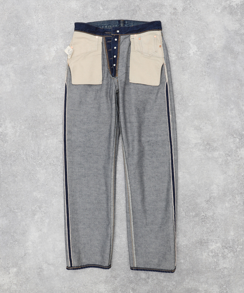 LENO（リノ）の「LENO (リノ) STRAIGHT JEANS AGED INDIGO H2401- J006A（デニムパンツ・メンズ・コバルトブルー・30/32/34）」の15枚目の写真