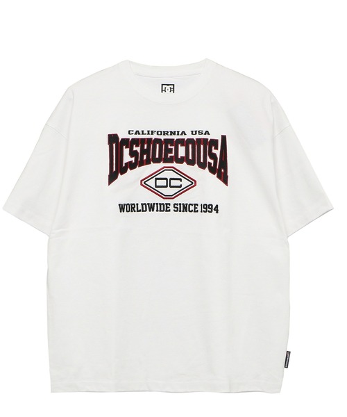 DC SHOES（ディーシーシューズ）の「23 RHOMBUS SS/DC半袖Tシャツ（Tシャツ/カットソー・メンズ・ブラック/オレンジ/ホワイト・LARGE/XX-LARGE/X-LARGE/MEDIUM）」の2枚目の写真
