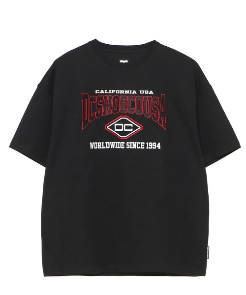 DC SHOES（ディーシーシューズ）の「23 RHOMBUS SS/DC半袖Tシャツ（Tシャツ/カットソー・メンズ・ブラック/オレンジ/ホワイト・LARGE/XX-LARGE/X-LARGE/MEDIUM）」の3枚目の写真