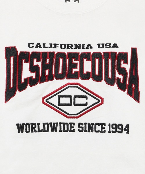 DC SHOES（ディーシーシューズ）の「23 RHOMBUS SS/DC半袖Tシャツ（Tシャツ/カットソー・メンズ・ブラック/オレンジ/ホワイト・LARGE/XX-LARGE/X-LARGE/MEDIUM）」の5枚目の写真