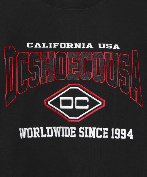 DC SHOES（ディーシーシューズ）の「23 RHOMBUS SS/DC半袖Tシャツ（Tシャツ/カットソー・メンズ・ブラック/オレンジ/ホワイト・LARGE/XX-LARGE/X-LARGE/MEDIUM）」の9枚目の写真