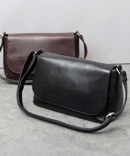 スプリットレザー(牛床革) フラップ ショルダーバッグ B5対応(ショルダーバッグ)|REGiSTA(レジスタ) スプリットレザー(牛床革) フラップ ショルダーバッグ B5対応(ショルダーバッグ)|REGiSTA(レジスタ)