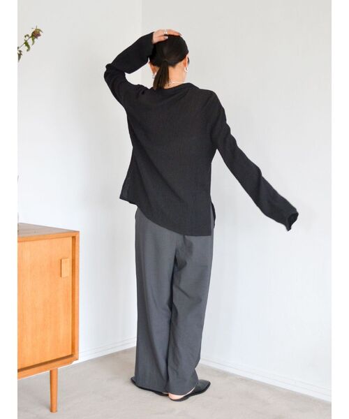 Ungrid（アングリッド）の「カットオフデザインラフタックパンツ（その他パンツ・レディース・グリーン系その他/チャコールグレー・MEDIUM/SMALL）」の20枚目の写真