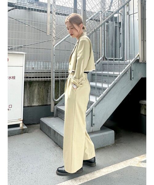 Ungrid（アングリッド）の「カットオフデザインラフタックパンツ（その他パンツ・レディース・グリーン系その他/チャコールグレー・MEDIUM/SMALL）」の14枚目の写真