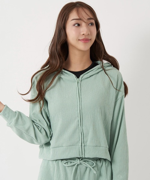 OP/オーピー ショート丈パーカー ラッシュガード 水陸両用 UVケア