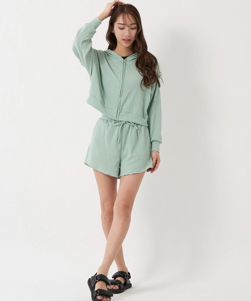 OP/オーピー ショート丈パーカー ラッシュガード 水陸両用 UVケア