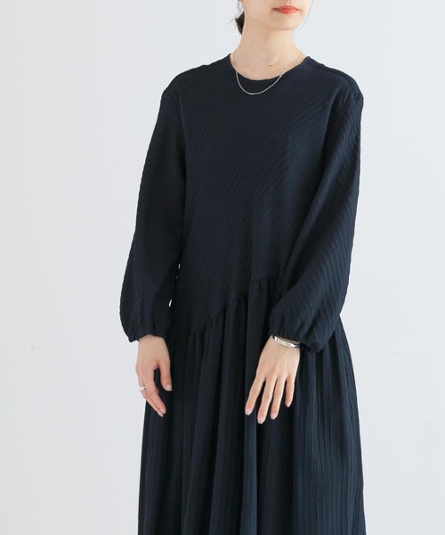 URBAN RESEARCH（アーバンリサーチ）の「PeReシャーリングワンピース（ワンピース・レディース・ネイビー・FREE）」の8枚目の写真