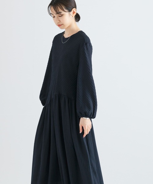 URBAN RESEARCH（アーバンリサーチ）の「PeReシャーリングワンピース（ワンピース・レディース・ネイビー・FREE）」の7枚目の写真