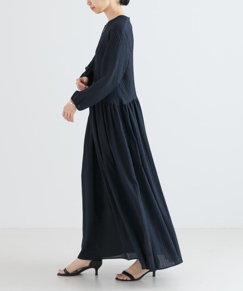 URBAN RESEARCH（アーバンリサーチ）の「PeReシャーリングワンピース（ワンピース・レディース・ネイビー・FREE）」の6枚目の写真